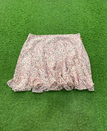 VICI Floral Print Mini Skirt