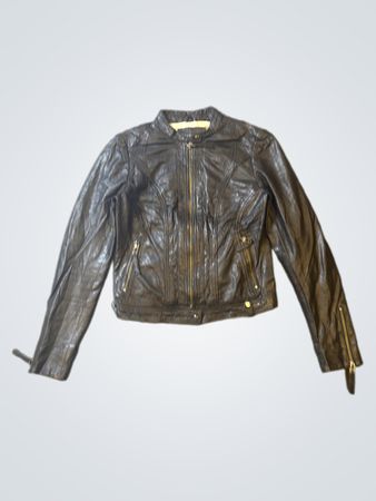 Black Faux Leather Jacket