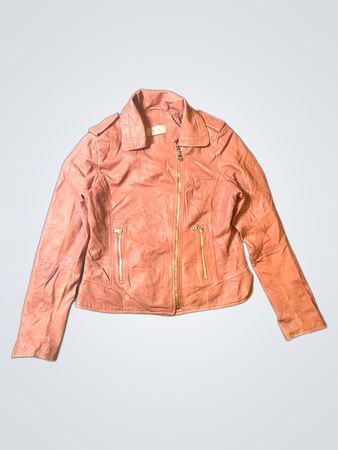 IBANA Pink Leather Jacket