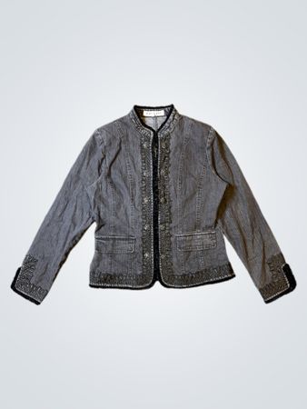 Veste en jean grise pour femmes BGN&CO