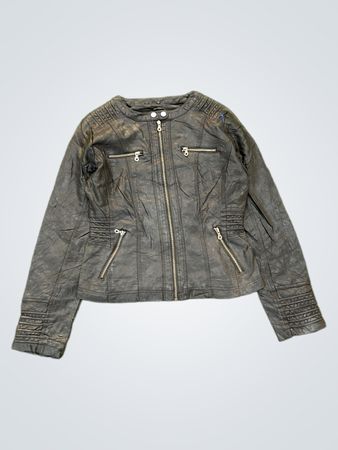 Lock & Love Women's Faux Leather Jacket