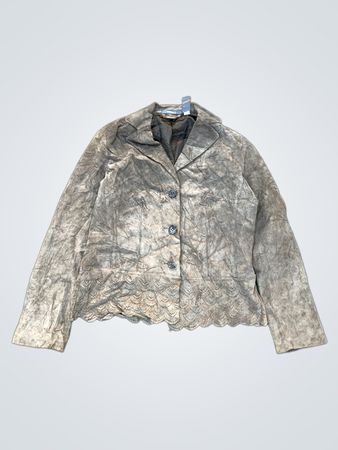 Liz Claiborne Brown Suede Blazer