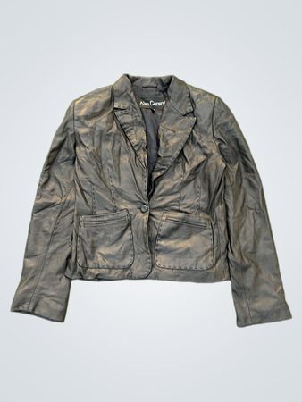 Giacca in pelle nera Alan Gerard