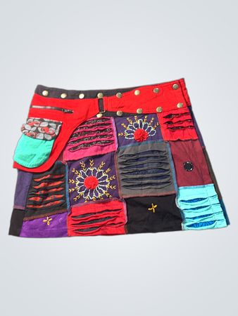 Patchwork-Minirock