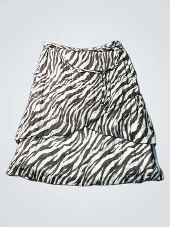 Gerry Weber Zebra-Print gestufter Midirock