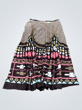 Le Mieux Studio Boho-Print Maxi-Rock