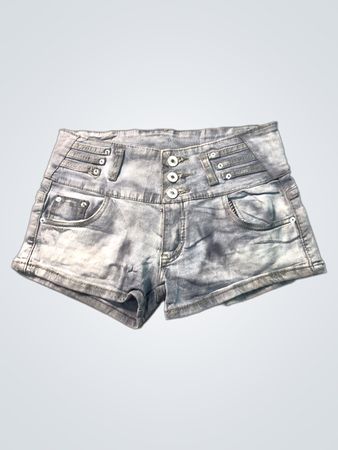 SEANS JEANS Damen High-Waist Denim-Shorts
