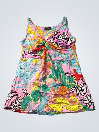 MARCCAIN tropisches Print-Trägerkleid