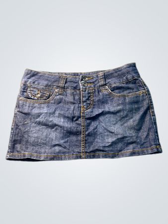 House. Denim. Blauer Jeansrock