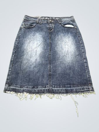 Industrieller Baumwoll-Denim-Rock