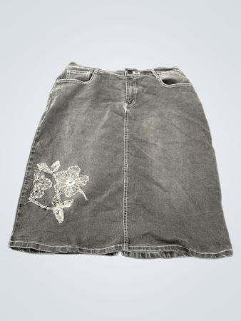 Mullicor bestickter Jeansrock