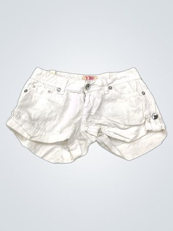 YMI weiße Denim-Shorts