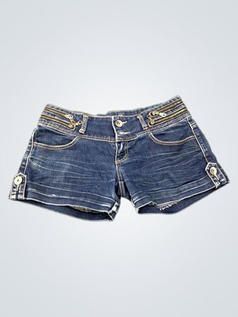 Rose Player Denim-Shorts