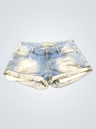 Zara TRF Premium Wash Denim-Shorts
