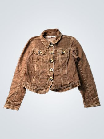 A.M.I. Chaqueta de denim marrón