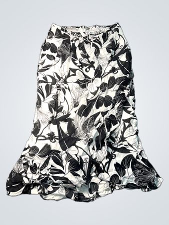 HERMANN-LANGe Midirock mit Blumenmuster
