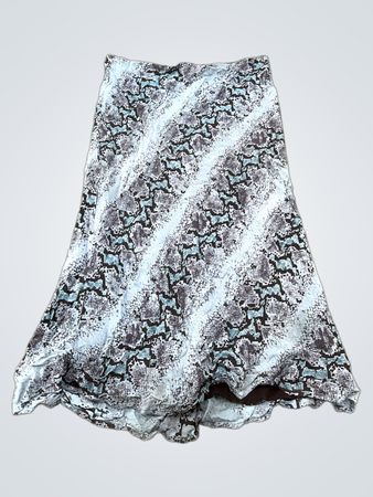 Karen Kane Lifestyle Midirock mit Schlangenprint