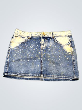 Vero Moda Denim-Rock mit Sternenmuster