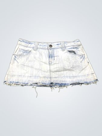 Topshop Denim Minirock