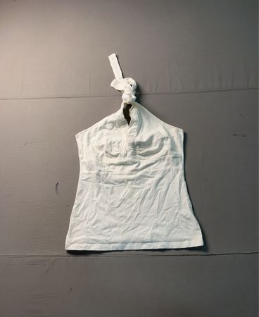 SO weißes Neckholder-Top