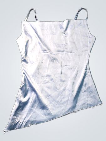 Satin-Cami-Top mit asymmetrischem Saum