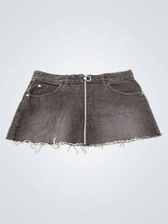Unmarkierter Jeansminirock