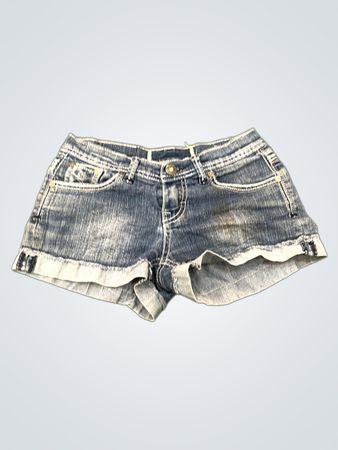 Jeansshorts mit Sternentaschen