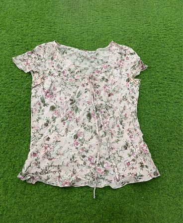 Dossier Bluse mit Blumenmuster