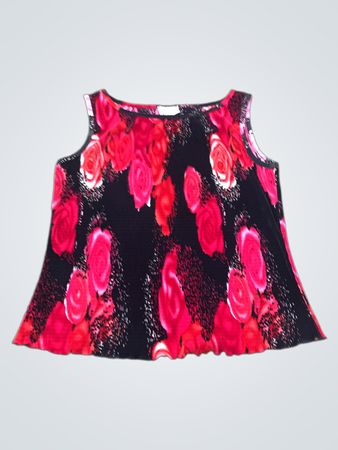 Fashion Bug ärmelloses Top mit Rosenmuster