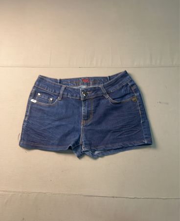 B&B Denim-Shorts mit Notenverzierung