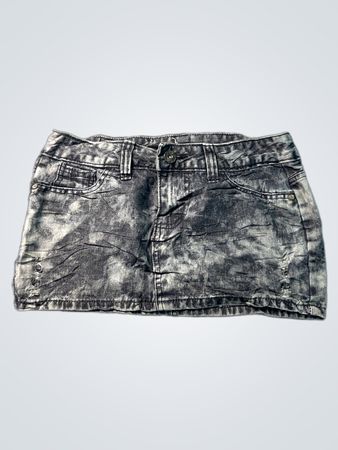 Acid-Wash-Denim-Minirock