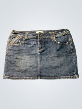 Denim Life by Pinkie Damen Jeans Minirock in Blau