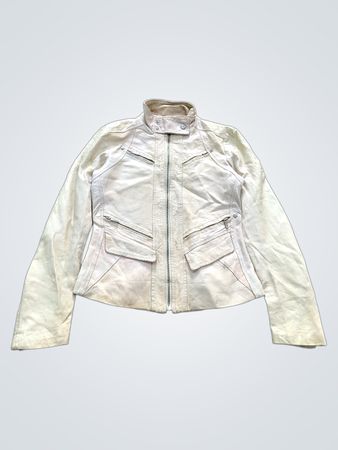 CFYN b. Damen Lederjacke in Beige