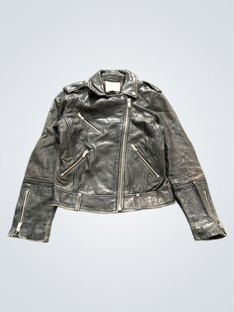 MNG Genuine Leather Biker Jacket