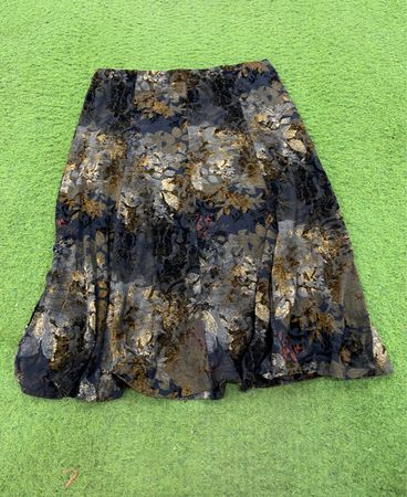 Floral Print Maxi Skirt