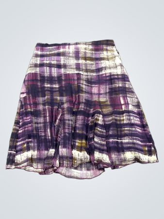 Jupe plissée écossaise DVS business Plaid Skirt