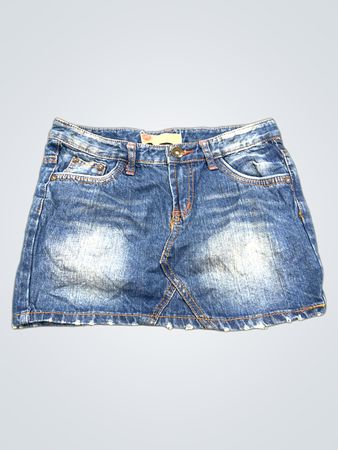 YEKUIFE JEANS Denim Mini Skirt
