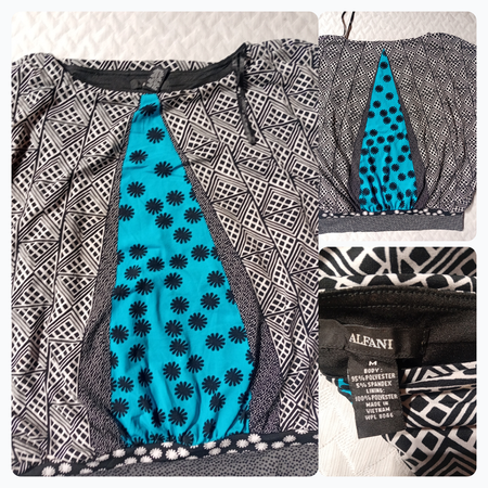 Alfani Printed Blouse