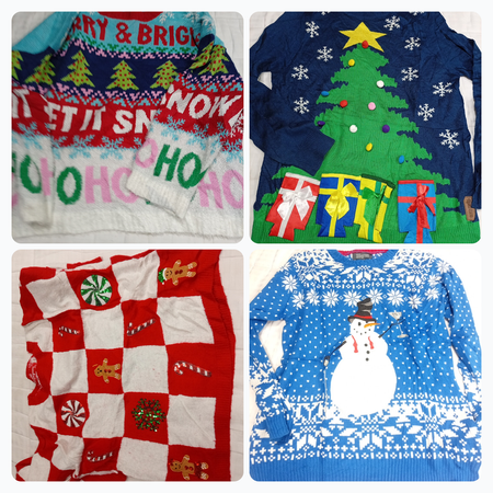 33 Degrees & Tipsy Elves Christmas Sweater Bundle Knitwear Lot