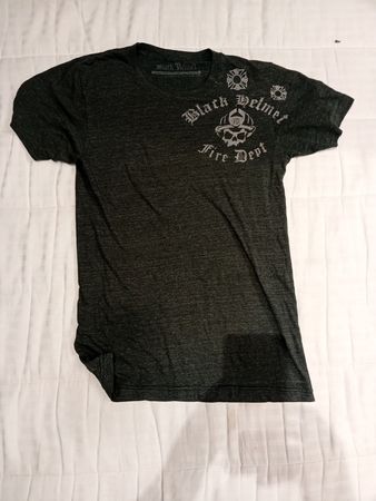 Black Helmet Fire Dept T-shirt