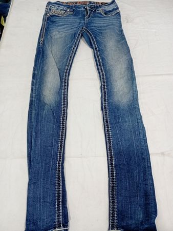 Rock Revival Low-Rise Flare Jeans