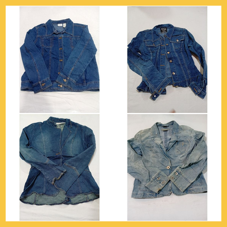 Denimjacken-Bundle - Erika, Lucky Brand, Guess und mehr - 14-teiliger Satz