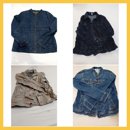 GAP, Tribal & More Denim Jacket Bundle - 14 Piece Lot
