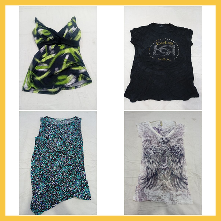 Graphic Tank Bundle Dani Bebe Ed Hardy Cleo Petites Forever 21 Fashion Bug