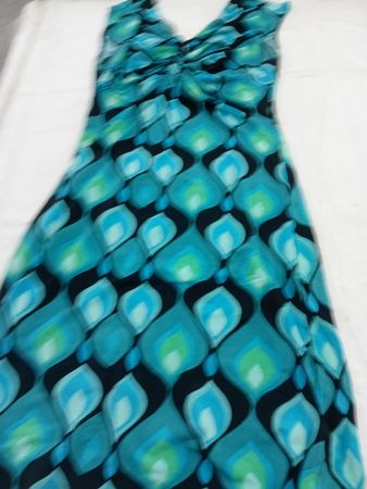 Vintage Maxi Kleid Bundle Unbranded Floral Teal Lilac 3 Pc Lot