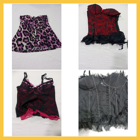 Lace & Leopard Bustier Bundle - Ensemble de Lingerie de 7 Pièces avec Rampage & Frederick's of Hollywood