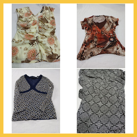 Ensemble de blouses imprimées Karen Collection, LOFT, Notations - Lot de mode féminine de 14 pièces