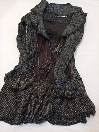 Forla Paris Gray Knit Vest