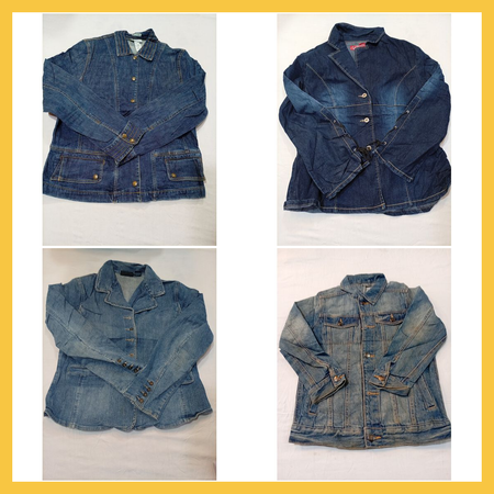 Denim-Jacken-Bündel - 14 Stück Mix Marken Jones New York LOFT Jet-7 Lazee Jeans