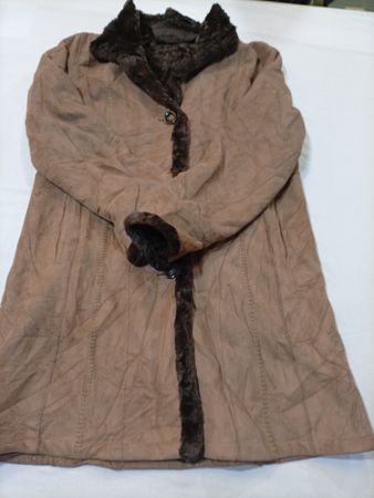 Brown Fur-Lined Jacket